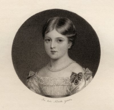 Princess Alexandrina Victoria of Saxe-Coburg, engraved by Thomas Woolnoth, from 